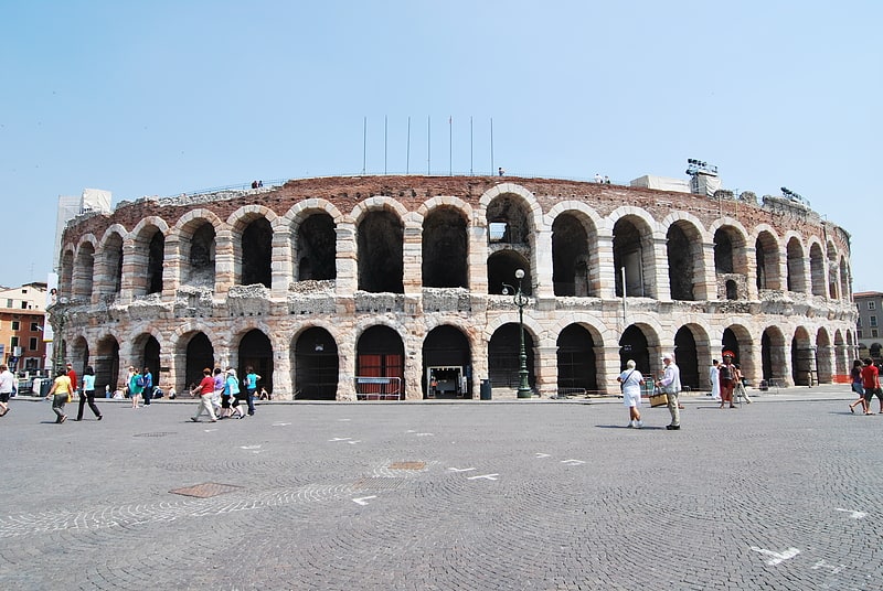 Roman amphitheatre in Verona, Italy