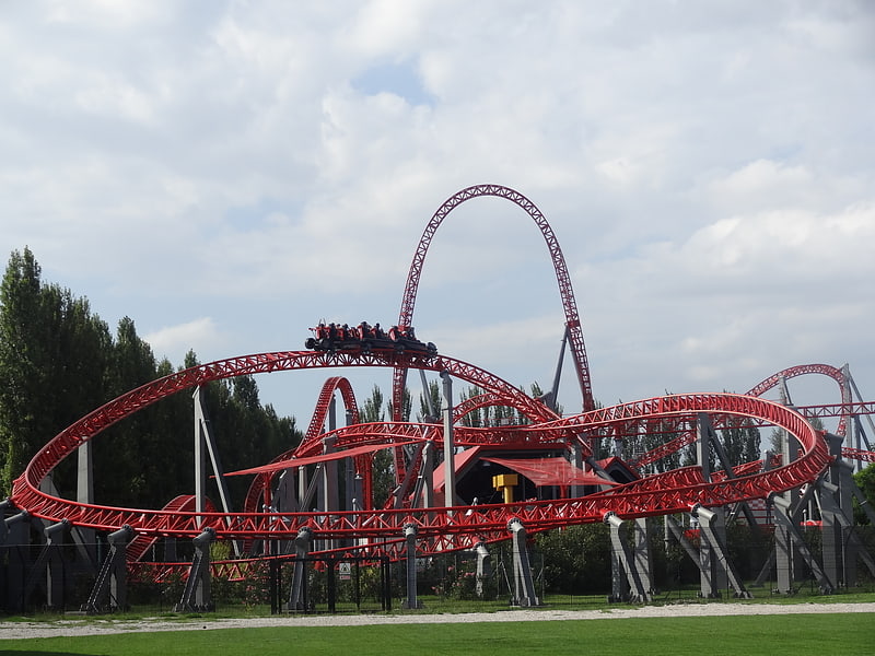 Roller coaster in Italy