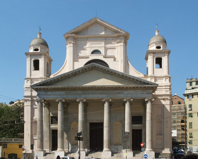 Basilique à Gênes, Italie