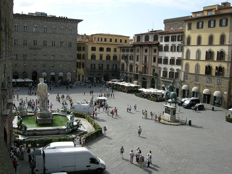 Platz in Florenz, Italien