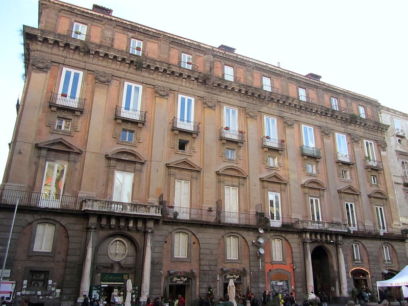 Historical landmark in Naples, Italy
