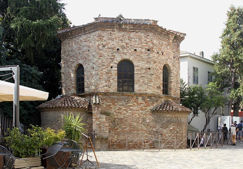 Baptisterium in Ravenna, Italien