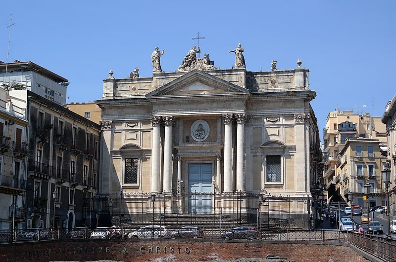 Parish church in Catania, Italy