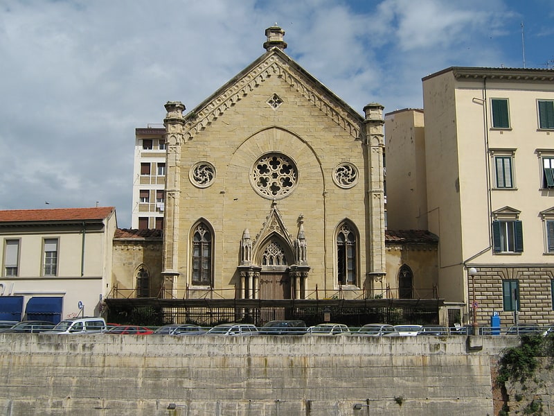 Protestantische Kirche in Livorno, Italien