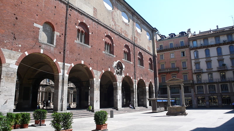 Lugar de interés histórico en Milán, Italia