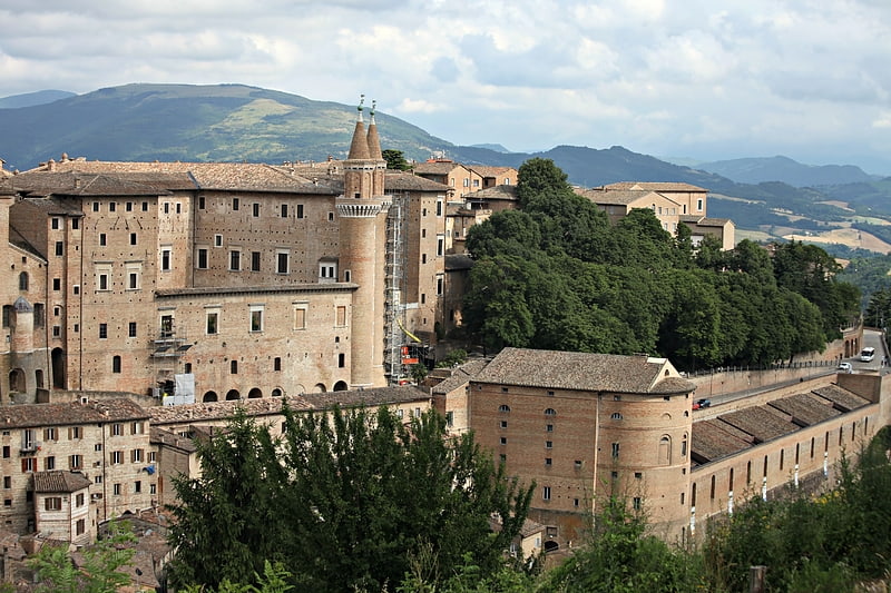 Palast in Urbino, Italien
