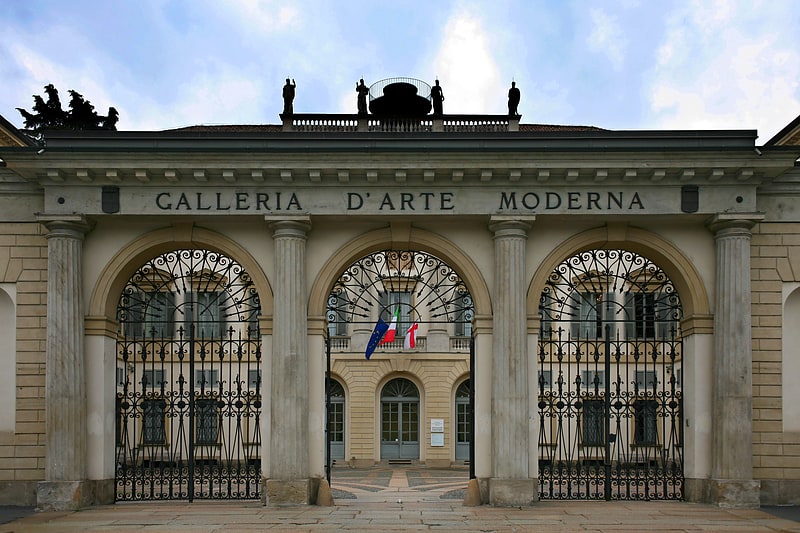 Galería de arte en Milán, Italia