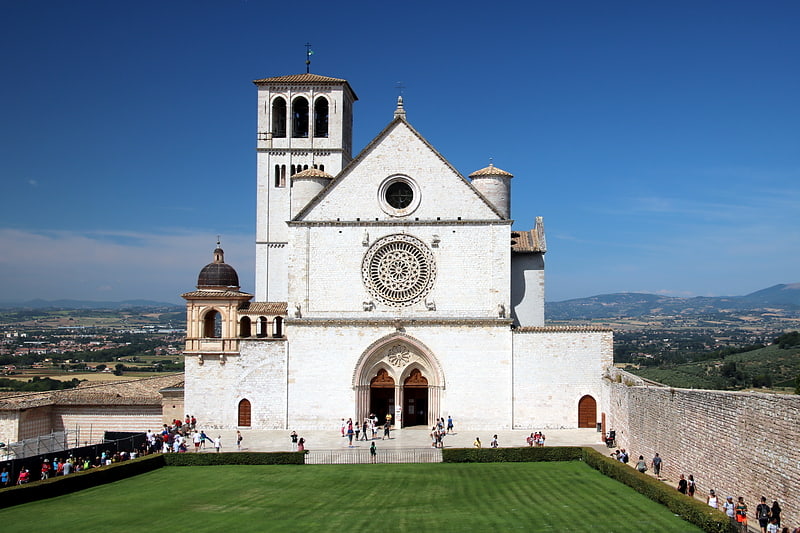 Basílica en Asís, Italia