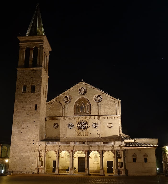 Cathédrale à Spolète, Italie
