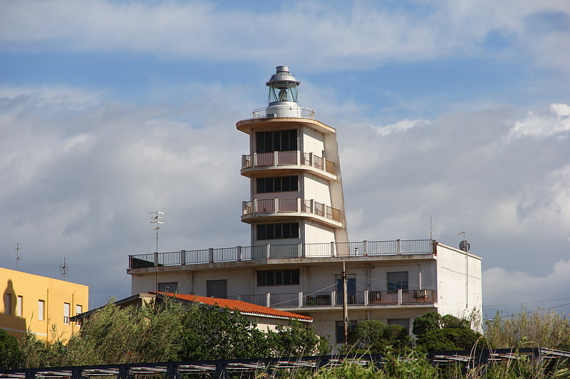 Lighthouse in Porto Torres, Italy