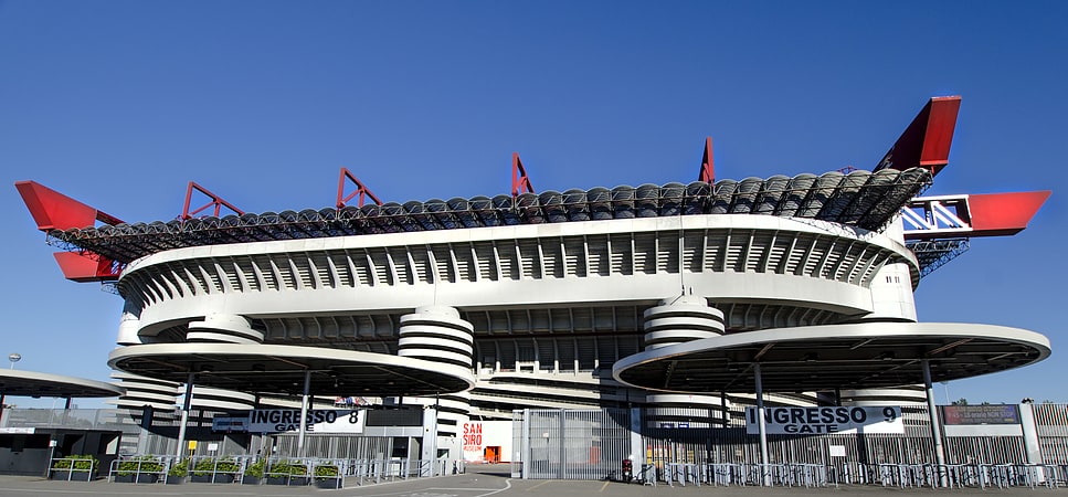 Stadion piłkarski w Mediolanie, Włochy
