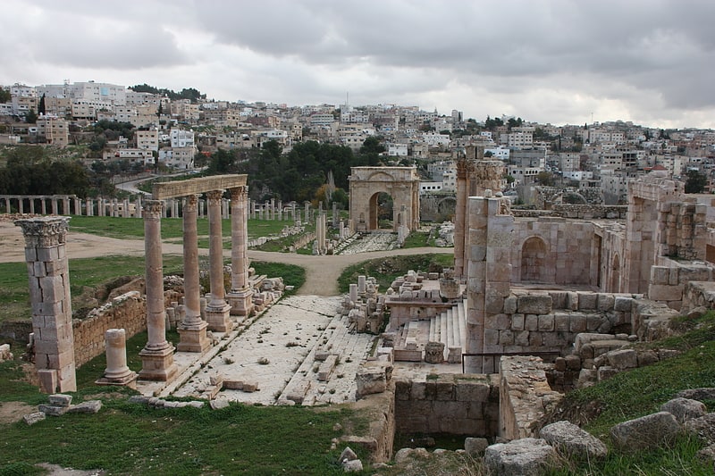 Site historique à Amman, Jordanie