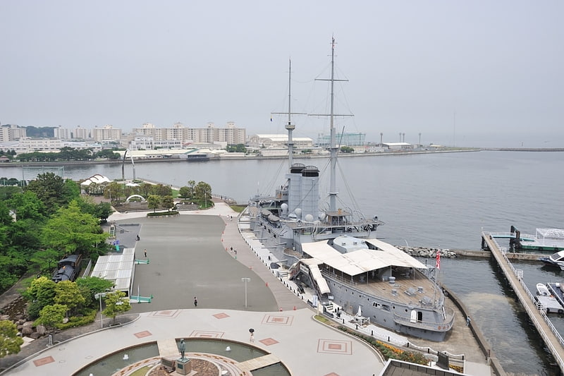 Historisches Kriegsschiff und Museum der Marine um 1900