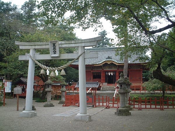 Shinto shrine in Ota, Japan