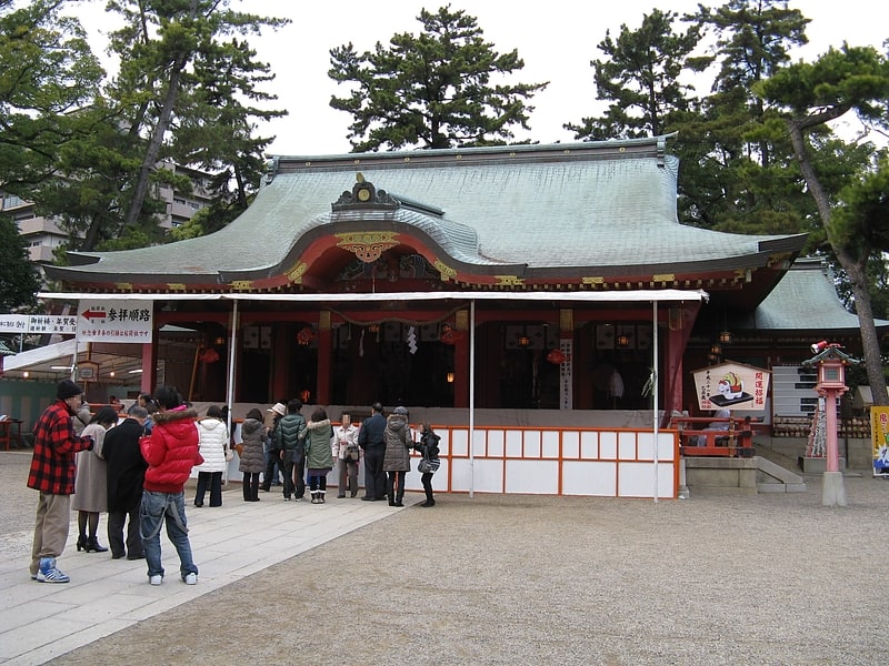 Sanctuaire shinto à Kobe, Japon