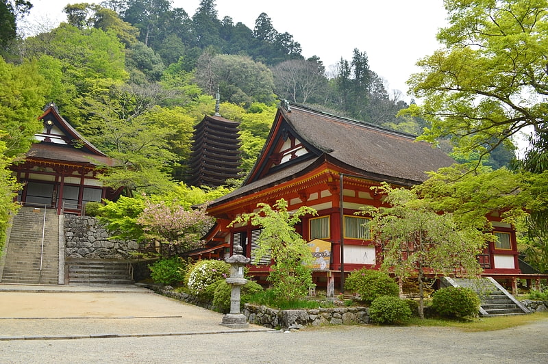 Shinto shrine in Sakurai, Japan