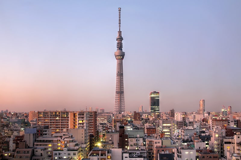 Tower in the special wards of Tokyo, Japan