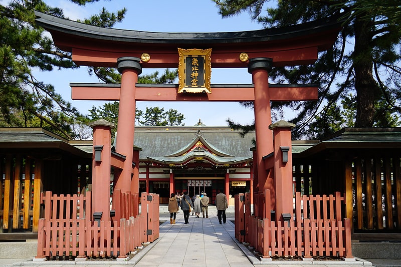 Shinto shrine in Tsuruga, Japan