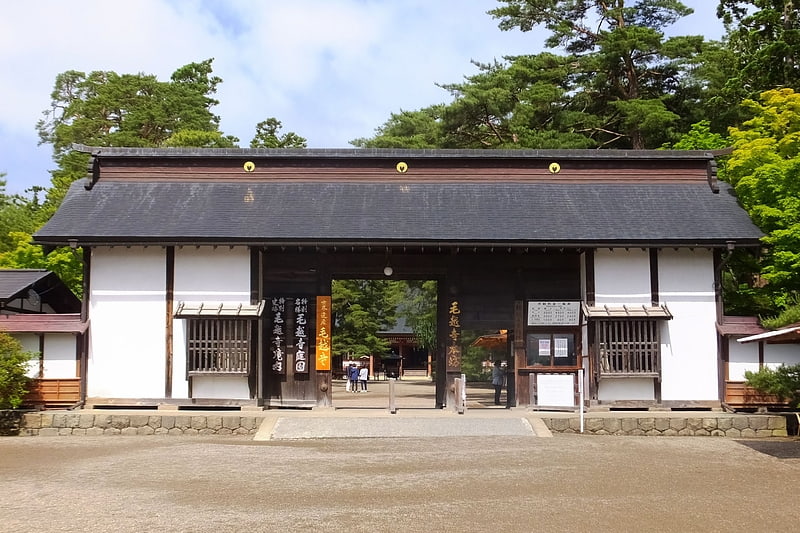 Temple in Hiraizumi, Japan