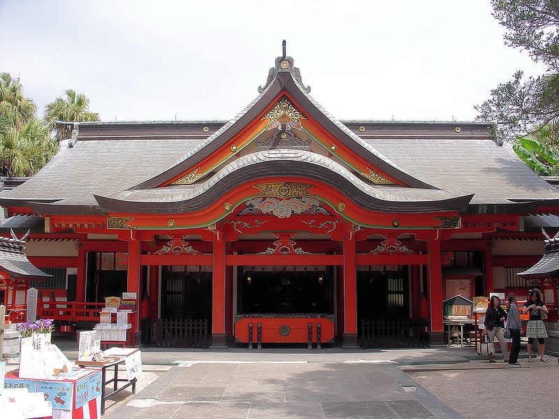 Shinto shrine in Miyazaki, Japan