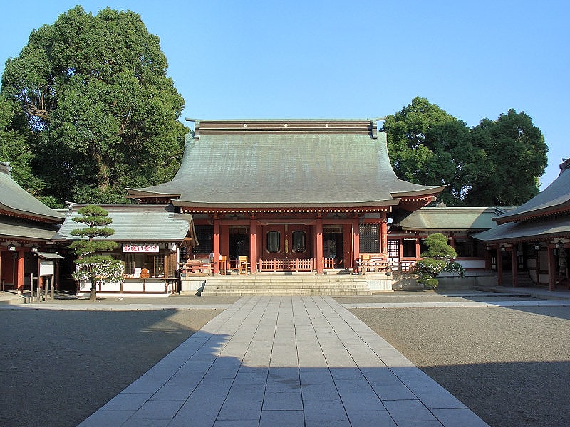 Shinto shrine in Kumamoto, Japan
