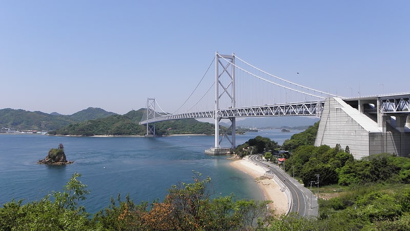 Suspension bridge in Japan