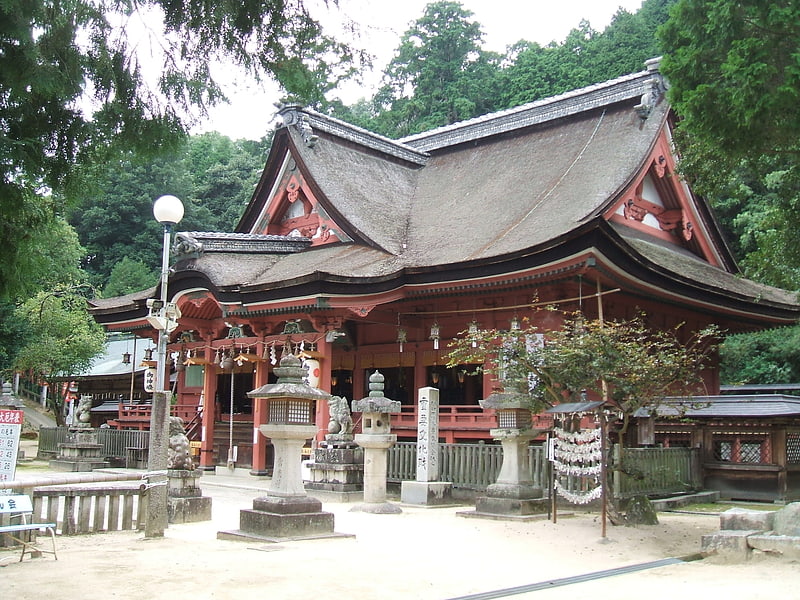 Shinto shrine in Fukuyama, Japan