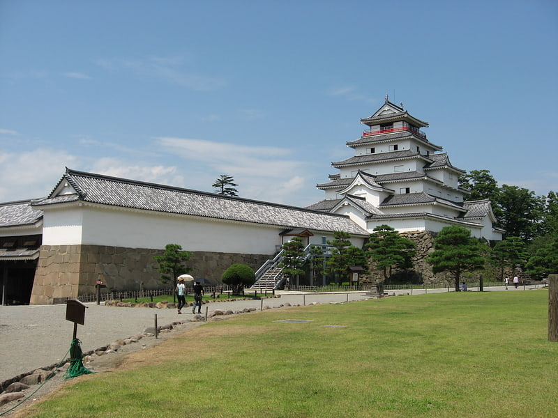 Zamek, Aizu-Wakamatsu, Japonia