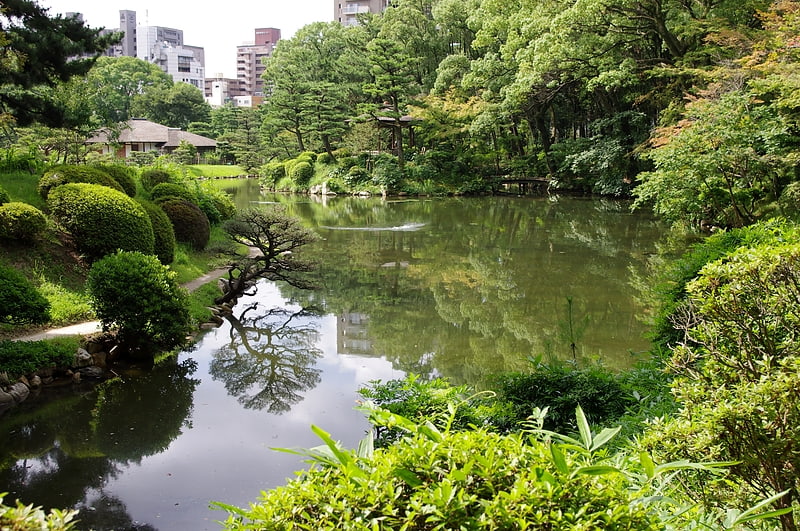 Garten in Hiroshima, Japan
