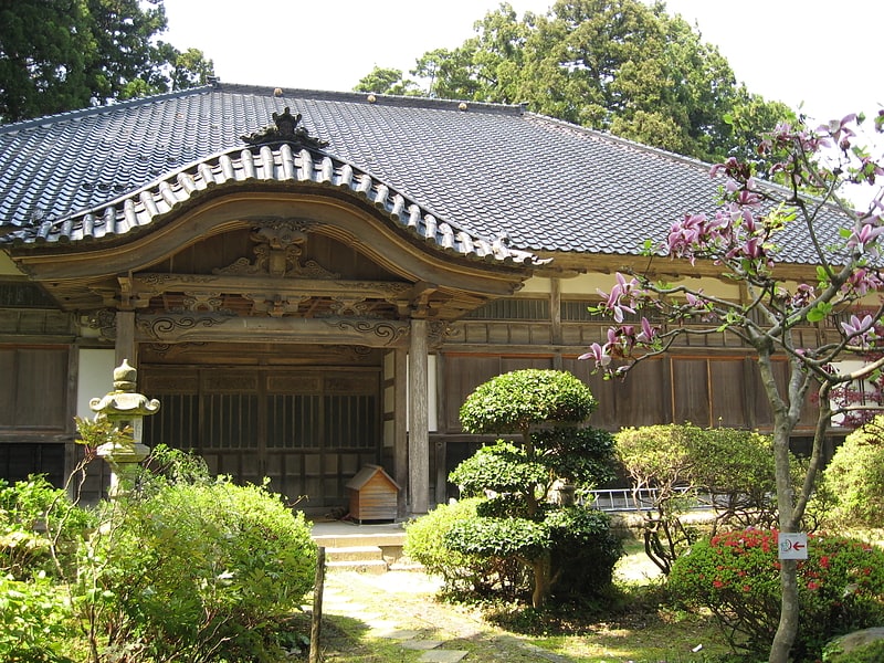 Buddhist temple in Nanao, Japan