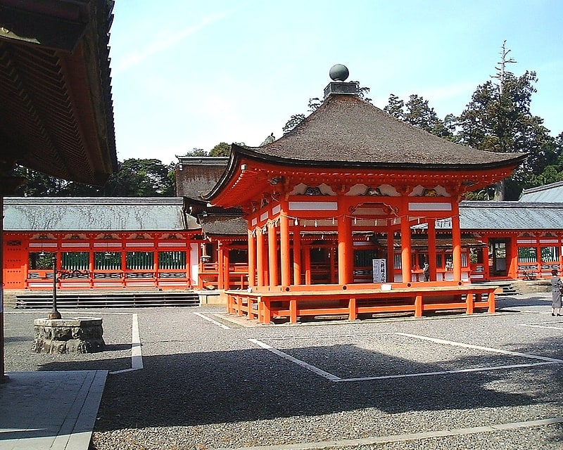 Świątynia szintoistyczna w Japonii