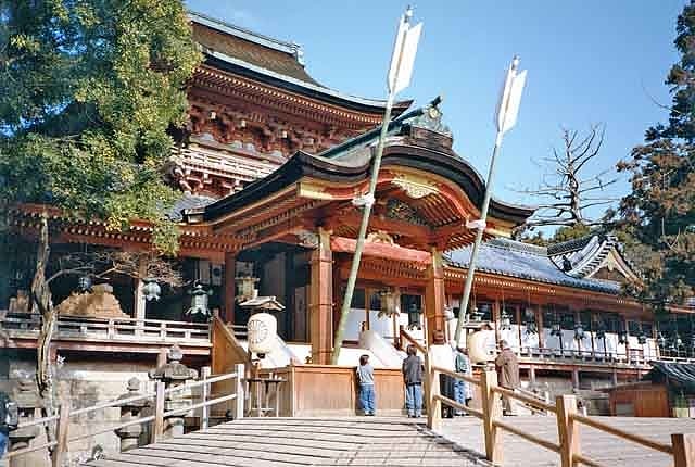 Shinto shrine in Yawata, Japan