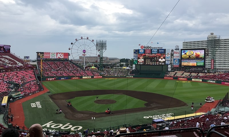 Stade de baseball à Sendai, Japon