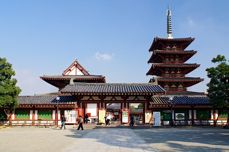 Temple à Osaka, Japon