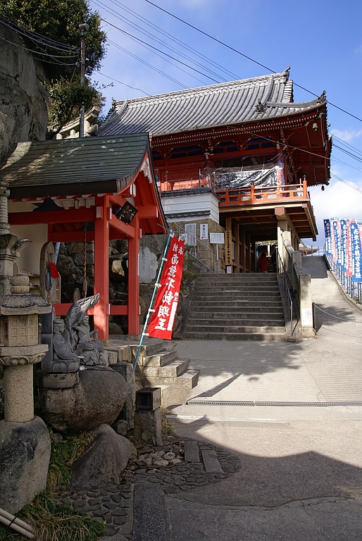 Buddhist temple in Onomichi, Japan