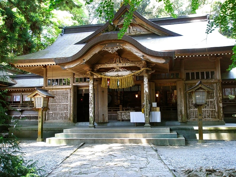 Shinto shrine in Takachiho, Japan