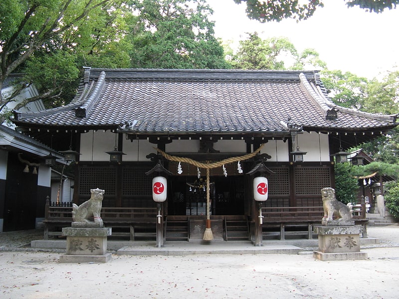 Shinto shrine in Kobe, Japan