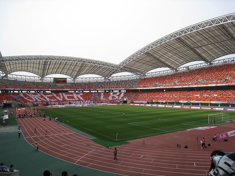 Estadio en Niigata, Japón