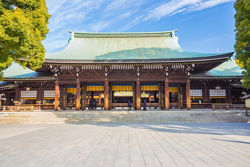 Świątynia szintoistyczna w Tokio, Japonia