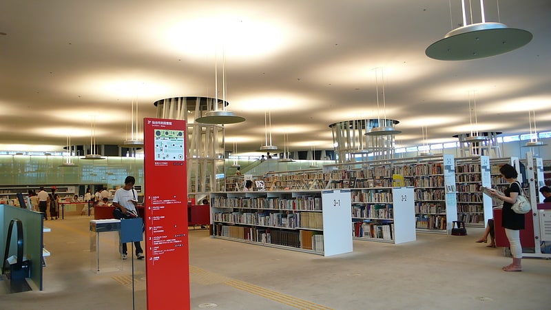 Library in Sendai, Japan