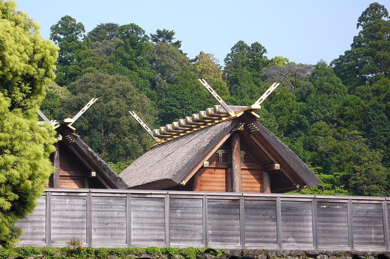 Santuario sintoísta en Ise, Japón