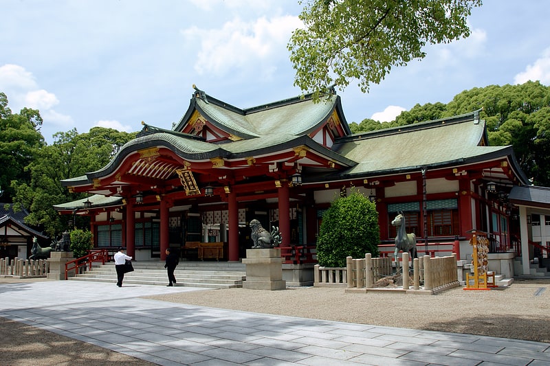 Sanctuaire shinto à Nishinomiya, Japon