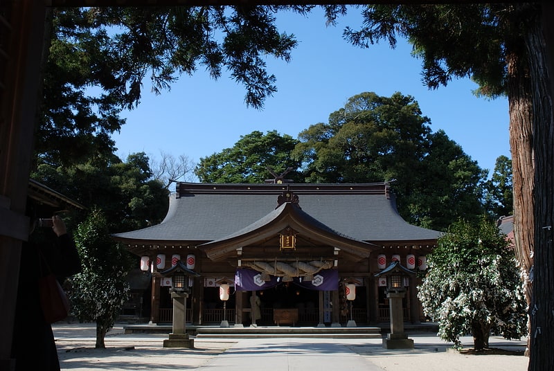 Shinto shrine in Matsue, Japan