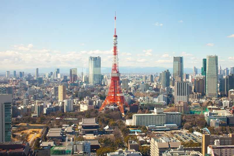 Turm in Tokio, Japan