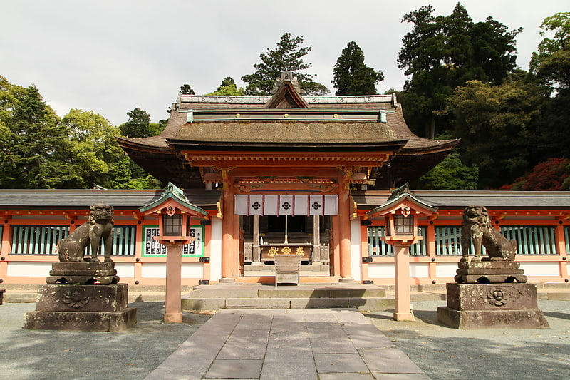Shinto shrine in Kurume, Japan