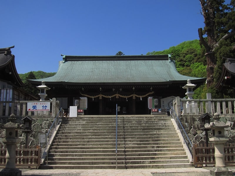 Shinto shrine in Okayama, Japan