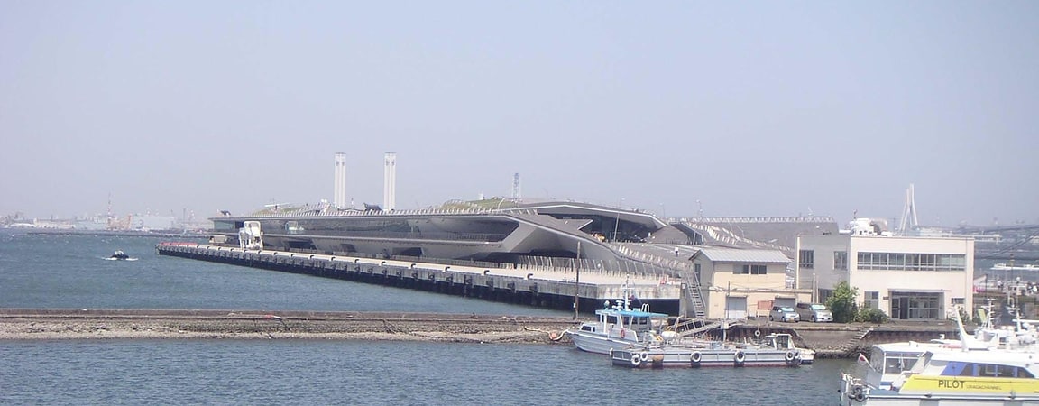 Seaport in Yokohama, Japan