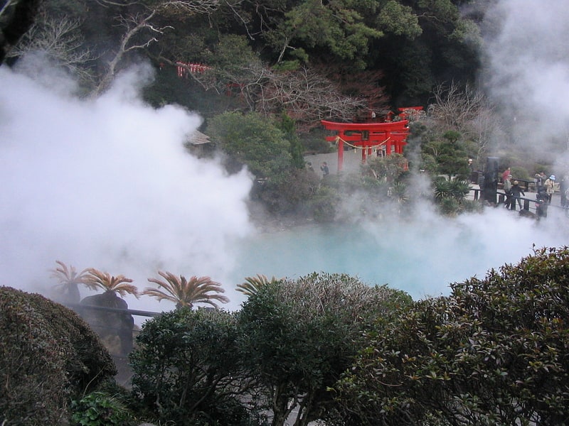 Tourist attraction in Beppu, Japan