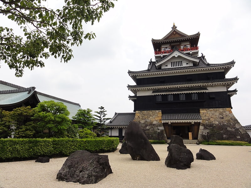 Castillo en Kiyosu, Japón