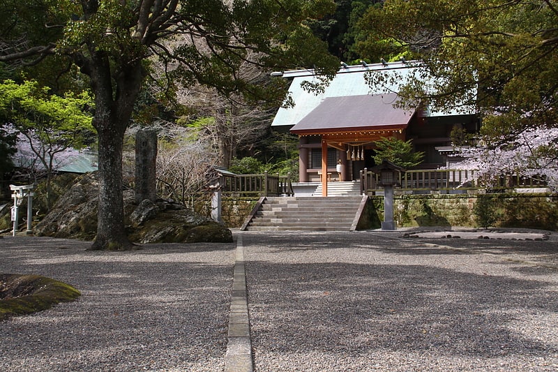 Sanctuaire religieux à Tateyama, Japon